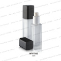 Winpack Hot Product Glass Frost Foundation Liquid Bottle with Matte Black Cap